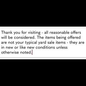 See something you like - please make an offer